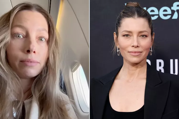 Jessica Biel Gets Stuck on Plane Unable to Land Amid Crazy Snow Storm,' Kills Times in the Most Relatable Way